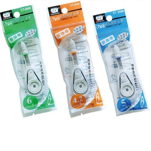 SDI CT-206R 6mm  correction tape refills